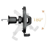 Dudao F2+ smartphone holder for air vent, clamp - black