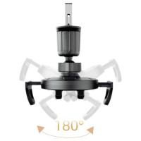 Dudao F2+ smartphone holder for air vent, clamp - black
