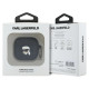 Karl Lagerfeld KLA4RUNIKK AirPods 4 cover black/black Silicone Karl Head 3D
