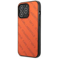 Karl Lagerfeld Perforated Allover Case for iPhone 13 Pro / 13 6.1" - Orange