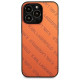 Karl Lagerfeld Perforated Allover Case for iPhone 13 Pro / 13 6.1" - Orange
