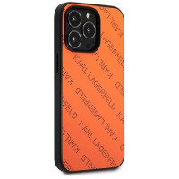 Karl Lagerfeld Perforated Allover Case for iPhone 13 Pro / 13 6.1" - Orange