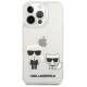 Karl Lagerfeld Karl & Choupette Case for iPhone 13 Pro Max 6.7" - Transparent