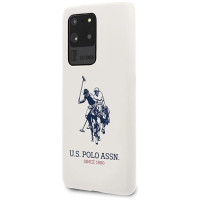 U.s. Polo Assn. US Polo Silicone Collection Case for Samsung Galaxy S20 Ultra - White