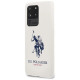 U.s. Polo Assn. US Polo Silicone Collection Case for Samsung Galaxy S20 Ultra - White