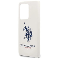 U.s. Polo Assn. US Polo Silicone Collection Case for Samsung Galaxy S20 Ultra - White