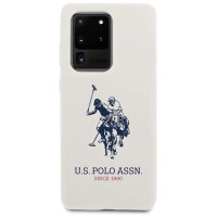 U.s. Polo Assn. US Polo Silicone Collection Case for Samsung Galaxy S20 Ultra - White