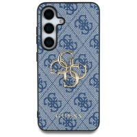 Guess Big 4G Logo Classic Logo case for Samsung Galaxy S25 blue