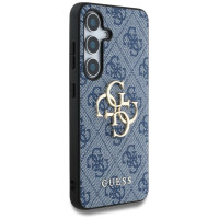 Guess Big 4G Logo Classic Logo case for Samsung Galaxy S25 blue
