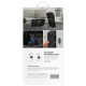 Uniq Keva Air iPhone 16 Pro 6.3" Magclick Charging Case Black/Carbon Black
