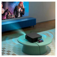 Yaber K2s LCD FullHD 1080p Multimedia Projector with JBL Speakers - Black