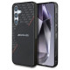 Mercedes AMG Double Layer Rhombs MagSafe Case for Samsung Galaxy S25+ - Black/Red
