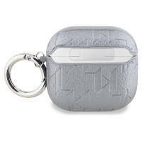 Karl Lagerfeld Monogram Karl Head case for AirPods 4 - silver