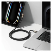 Ringke 3.2 gen. 2x2 USB-C, PD 3.1 240W 1m angled cable - black