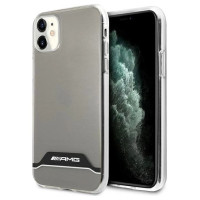 Mercedes AMG Electroplate Black&White Case for iPhone 11 / XR 6.1" - Transparent