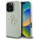 Guess Grained Big 4G Logo Small Classic Logo case for iPhone 16 Pro Max - green