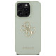 Guess Grained Big 4G Logo Small Classic Logo case for iPhone 16 Pro Max - green