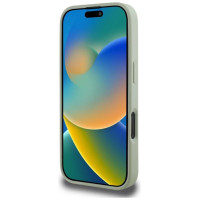 Guess Grained Big 4G Logo Small Classic Logo case for iPhone 16 Pro Max - green