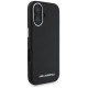 Karl Lagerfeld Saffiano Full Wrapped Elongated Metal Logo MagSafe Case for iPhone 16 - Black