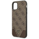 Guess 4G Triangle Collection case for iPhone 11 6.1" / Xr 6.1" - brown