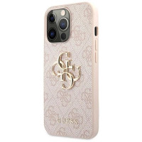 Guess 4G Big Metal Logo Case for iPhone 13 Pro / 13 6.1" - Pink