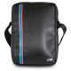 BMW Carbon / Tricolor Stripe 8" Tablet Bag - Black