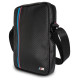 BMW Carbon / Tricolor Stripe 8" Tablet Bag - Black