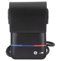BMW Carbon Tricolor Line Wallet Bag - Black