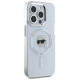 Karl Lagerfeld IML Metal Karl Head MagSafe Case for iPhone 15 Pro White