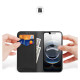 Dux Ducis Hivo iPhone 16e Case with Flip and RFID Protection - Black