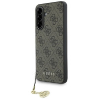 Guess 4G Charms Collection Case for Samsung Galaxy A56 - Brown