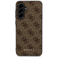Guess 4G Metal Gold Logo Case for Samsung Galaxy A36 - Brown