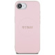 Guess Grained Ring MagSafe iPhone 16e Case - Pink