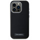 Karl Lagerfeld FW Metal Plate MagSafe iPhone 15 Pro Case - Black