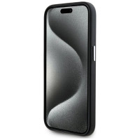 Karl Lagerfeld FW Metal Plate MagSafe iPhone 15 Pro Case - Black