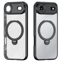 Dux Ducis Aimo Mag Case with Magnetic Ring and Stand for iPhone 17 Air – Black