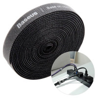 Baseus Rainbow Circle hook and loop Straps - Velcro tape Velcro cable organizer 3m black (ACMGT-F01)