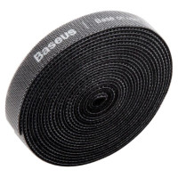 Baseus Rainbow Circle hook and loop Straps - Velcro tape Velcro cable organizer 3m black (ACMGT-F01)