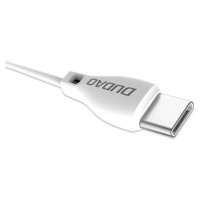 Dudao cable USB Type C 2.1A 2m white (L4T 2m white)