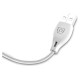 Dudao cable USB Type C 2.1A 2m white (L4T 2m white)