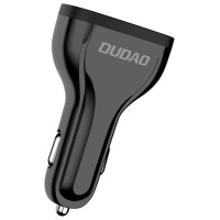 Dudao car charger quick charge Quick Charge 3.0 QC3.0 2.4A 18W 3x USB white (R7S white)