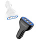 Dudao car charger quick charge Quick Charge 3.0 QC3.0 2.4A 18W 3x USB white (R7S white)
