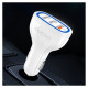 Dudao car charger quick charge Quick Charge 3.0 QC3.0 2.4A 18W 3x USB white (R7S white)