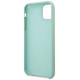 Guess GUHCN65LSLMGG iPhone 11 Pro Max green/green hard case Silicone Vintage Gold Logo