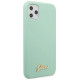 Guess GUHCN65LSLMGG iPhone 11 Pro Max green/green hard case Silicone Vintage Gold Logo