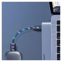 Ugreen HUB Ugreen 60559 2x USB-C / USB-C PD (Thunderbolt 3, 100W, 4K 60 Hz, 10 Gbps) / HDMI 4K 30 Hz / 3x USB 3.0 for MacBook Pro / Air - Gray