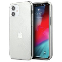 Guess GUHCP12S3D4GTR iPhone 12 mini 5.4" transparent hardcase 4G 3D Pattern Collection