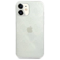 Guess GUHCP12S3D4GTR iPhone 12 mini 5.4" transparent hardcase 4G 3D Pattern Collection
