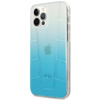 Mercedes MEHCP12LCLGBL iPhone 12 Pro Max 6,7" niebieski/blue hardcase Transparent Line