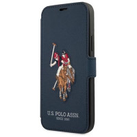 U.s. Polo Assn. US Polo USFLBKP12MPUGFLNV iPhone 12/12 Pro 6,1" granatowy/navy book Polo Embroidery Collection